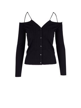 Lisa Yang Clarissa cardigan in black size 2/M